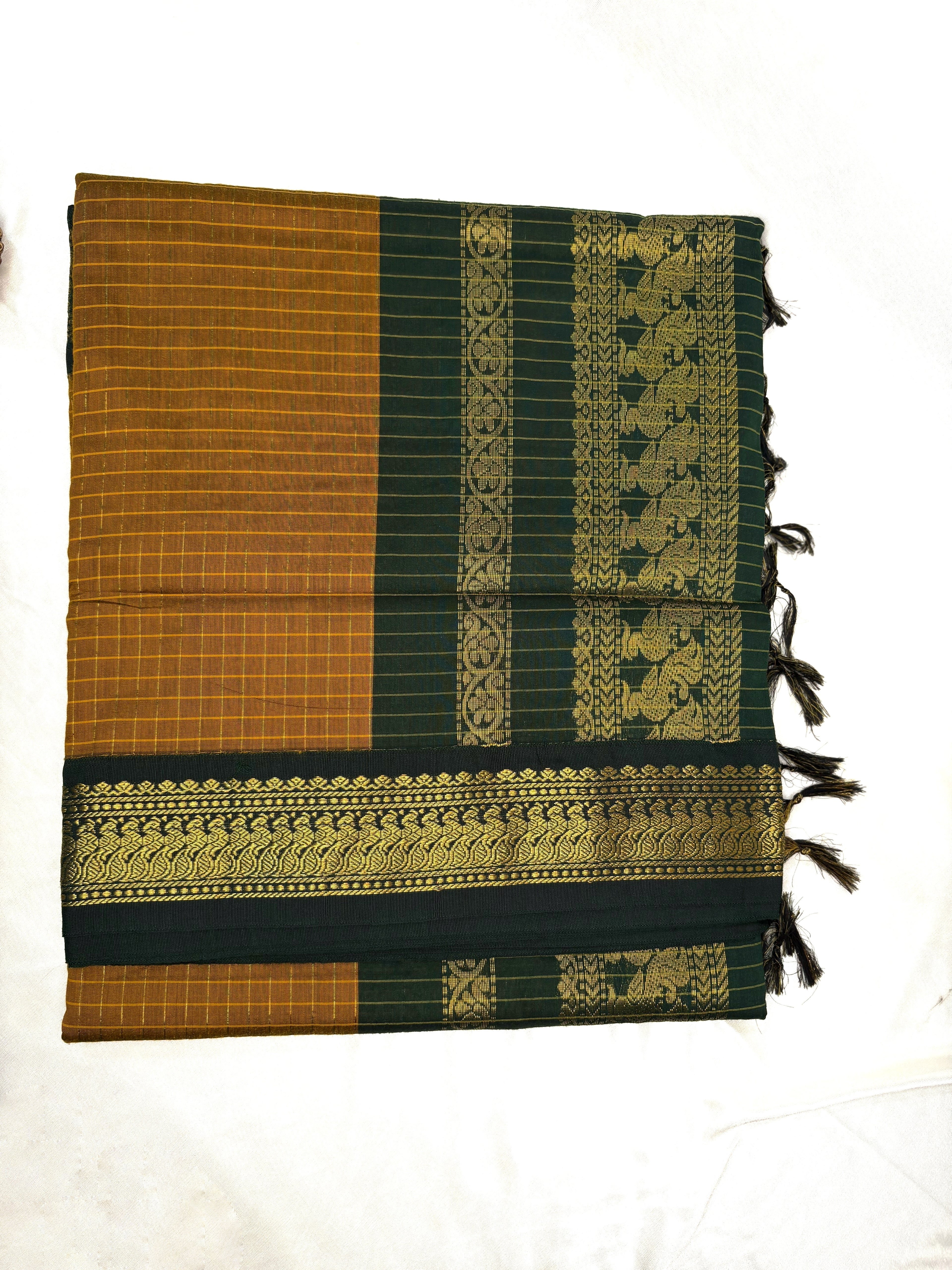 Kalayani cotton - Orange