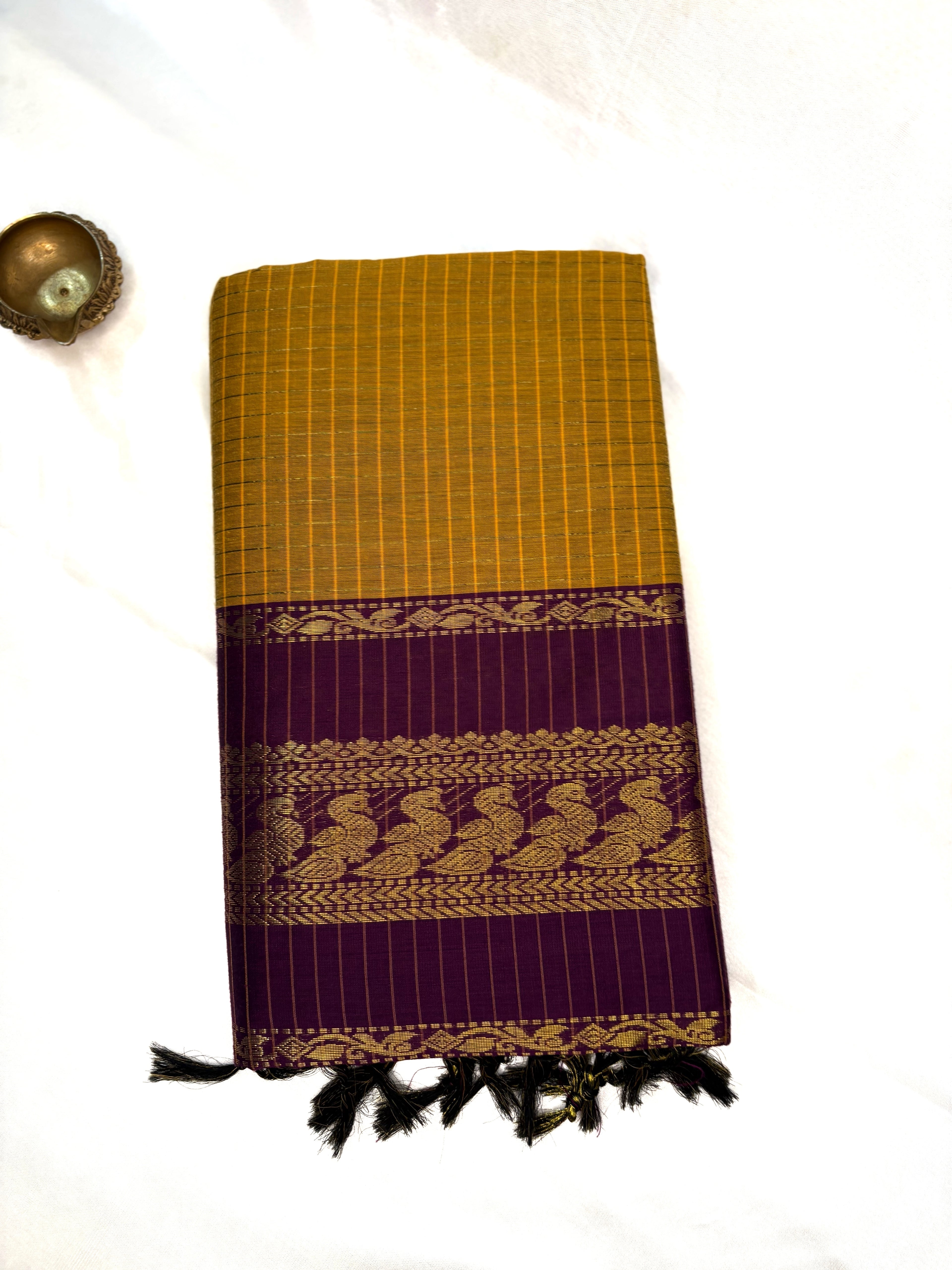 Kalayani cotton - Mustard yellow