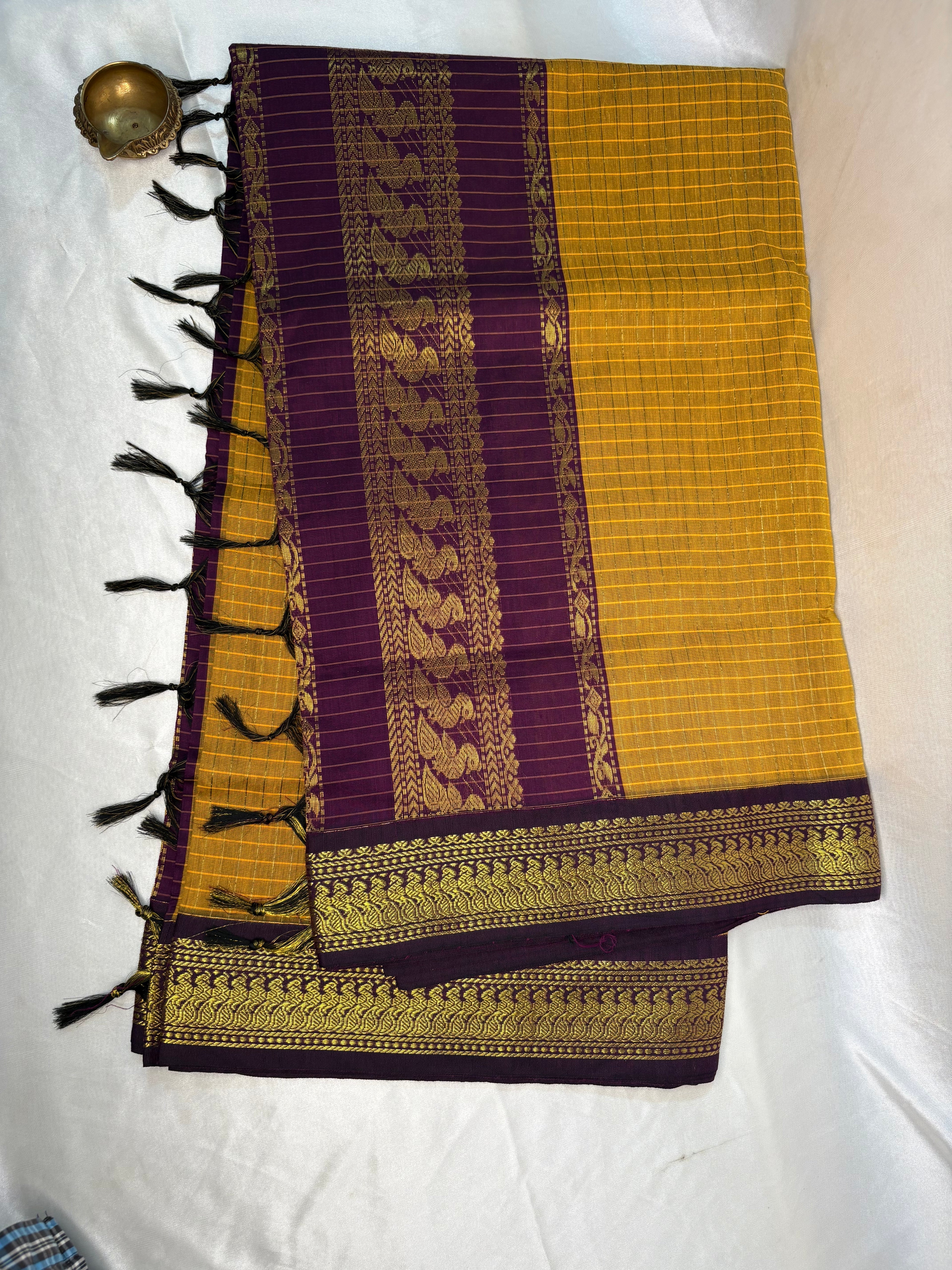 Kalayani cotton - Mustard yellow