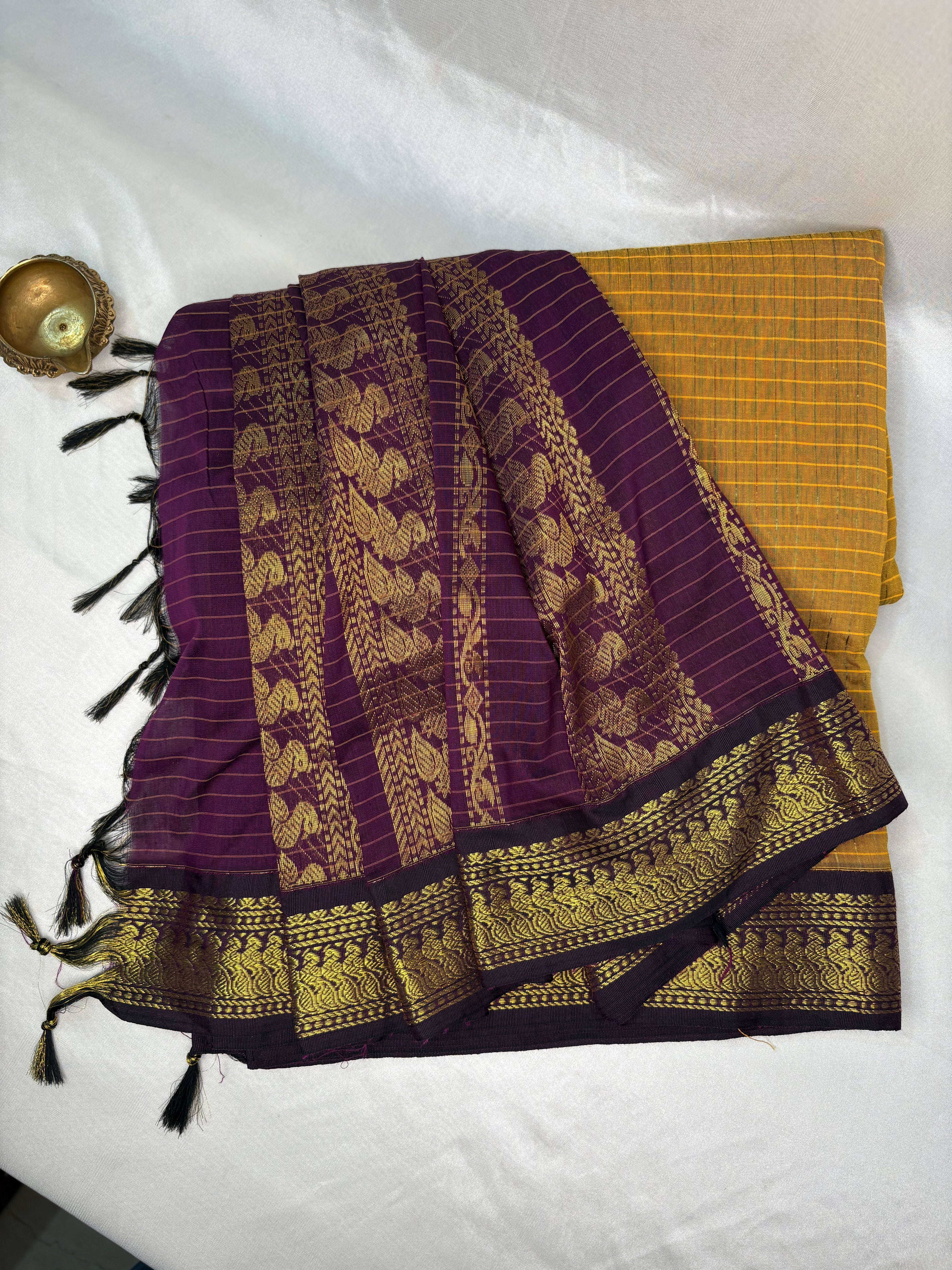 Kalayani cotton - Mustard yellow