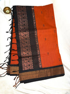 Kalayani cotton - Orange