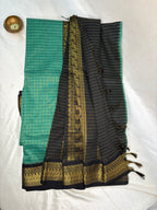 Kalayani cotton - Teal green