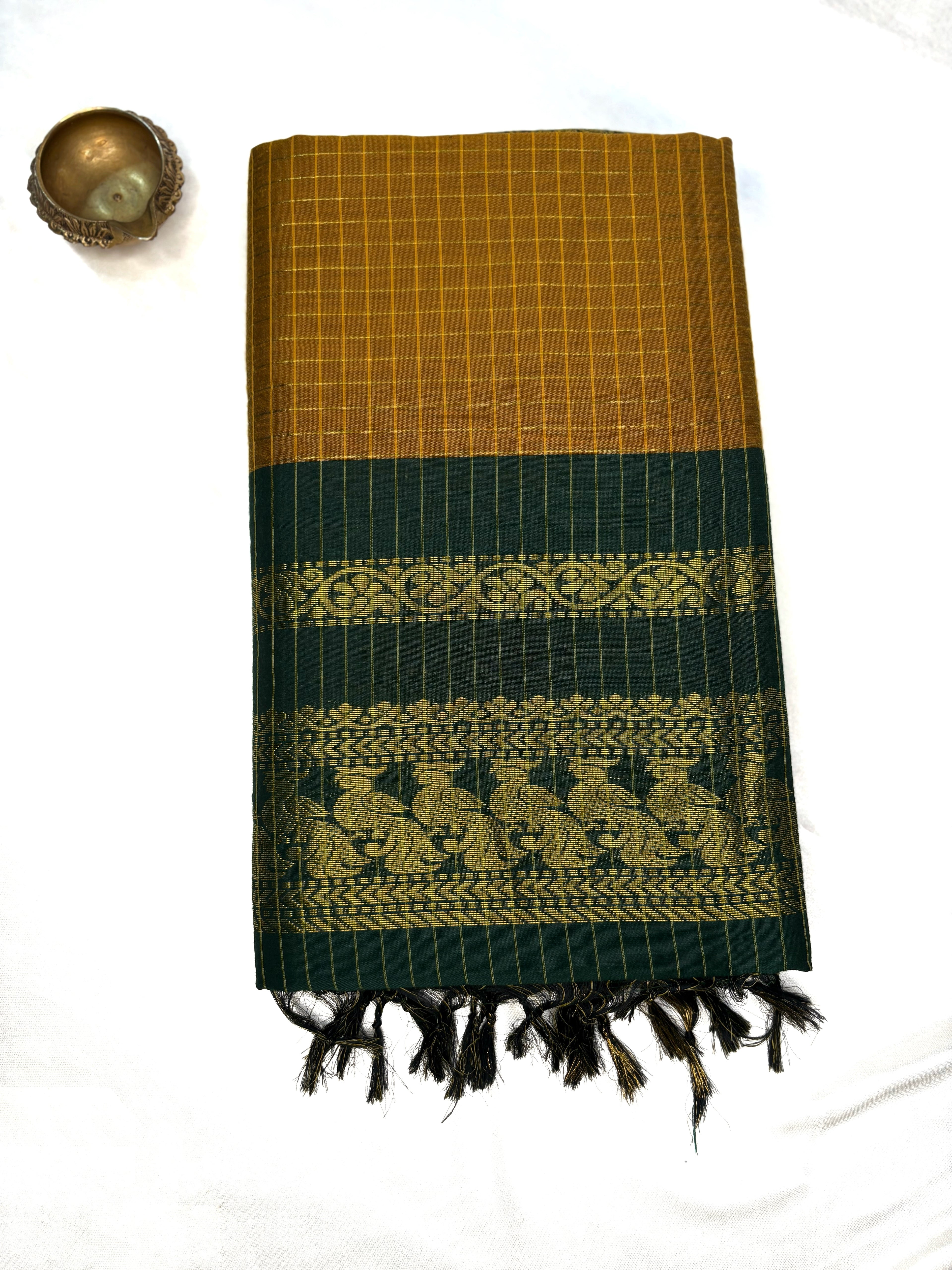 Kalayani cotton - Orange