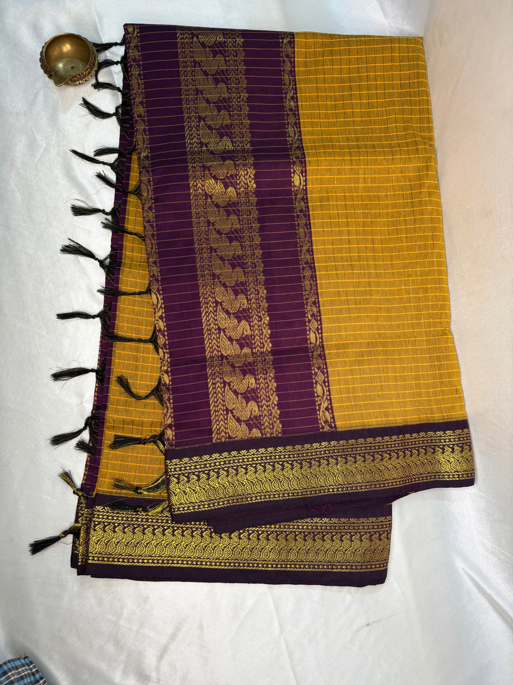 Kalayani cotton - Mustard yellow