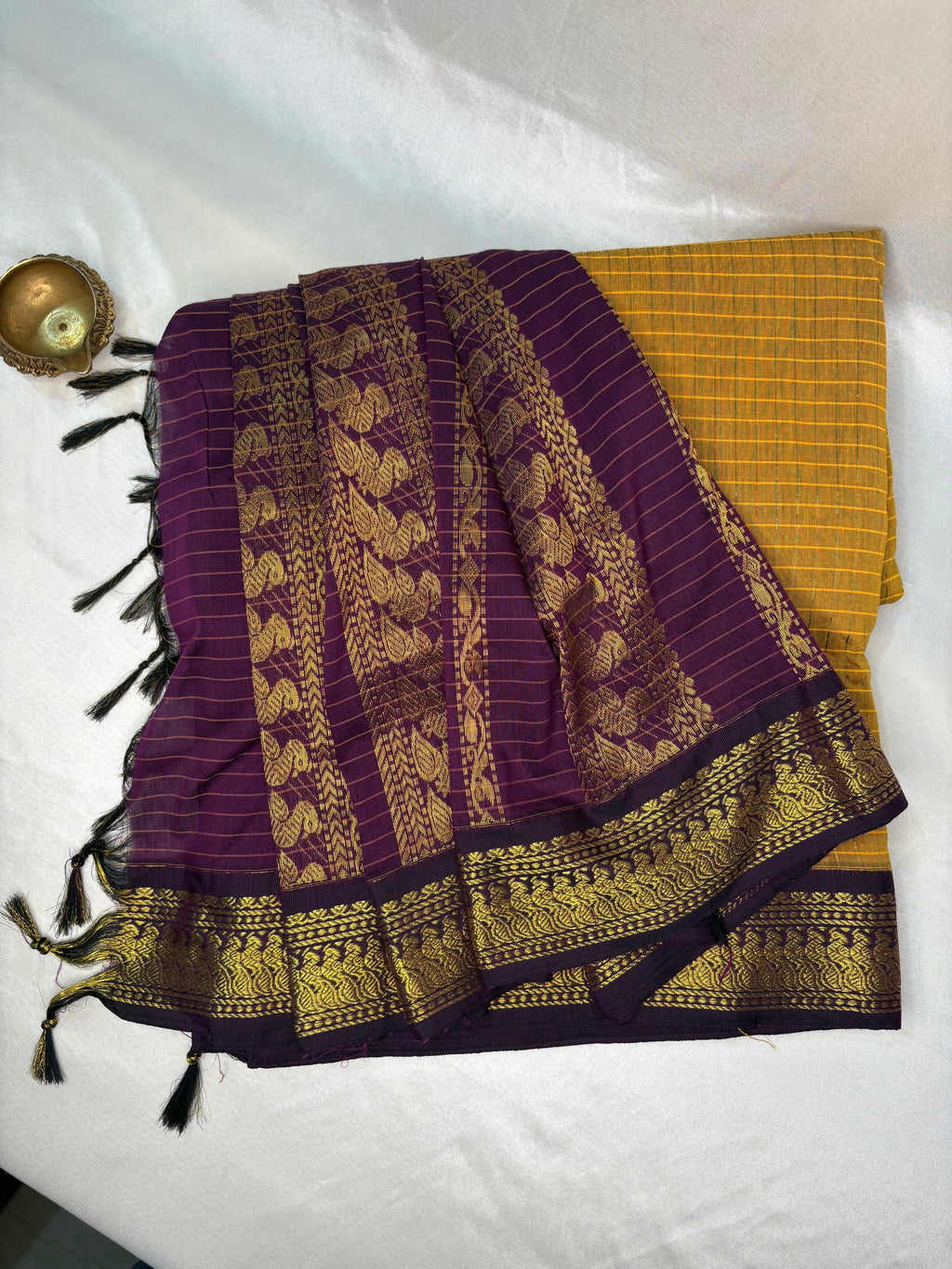 Kalayani cotton - Mustard yellow