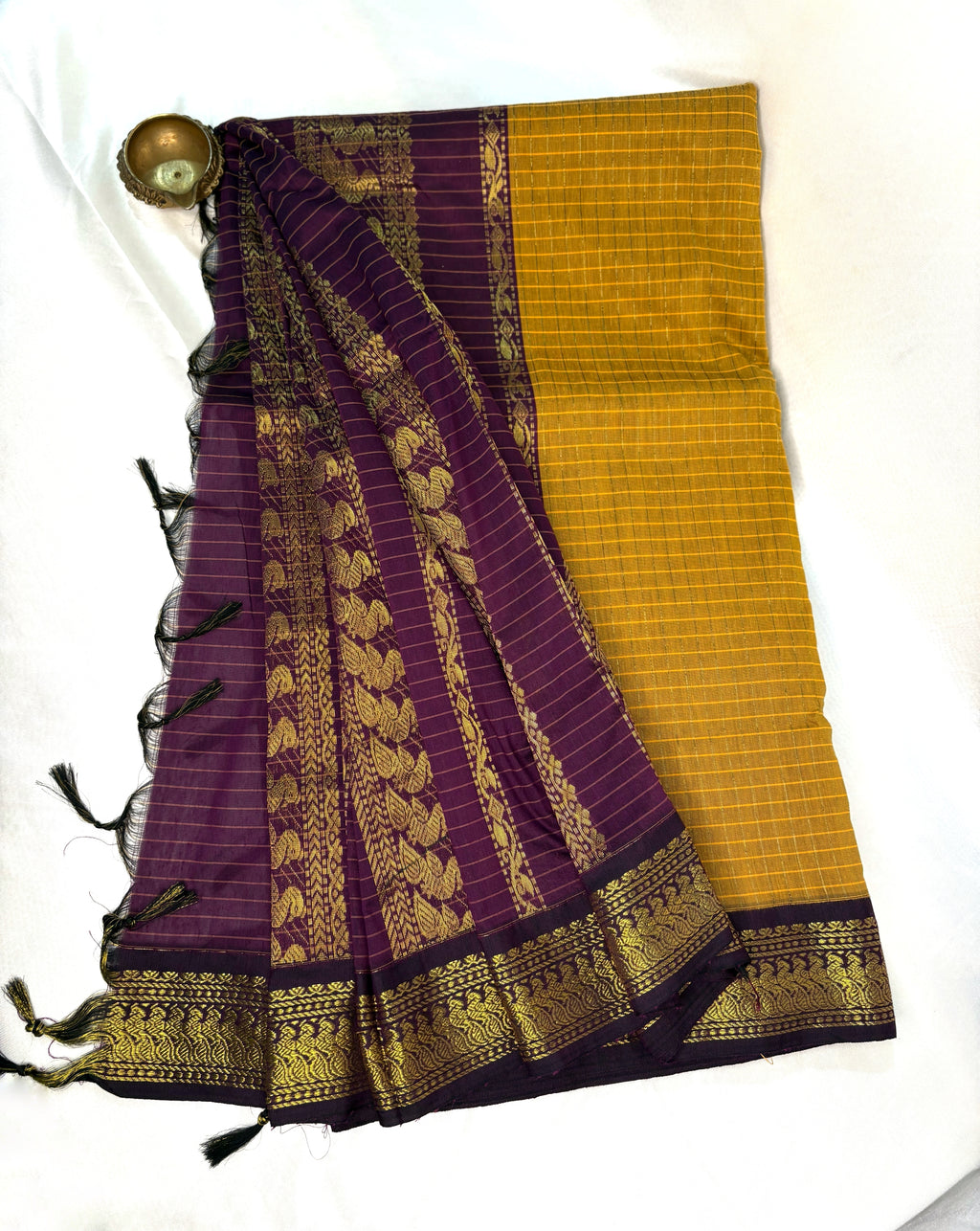 Kalayani cotton - Mustard yellow