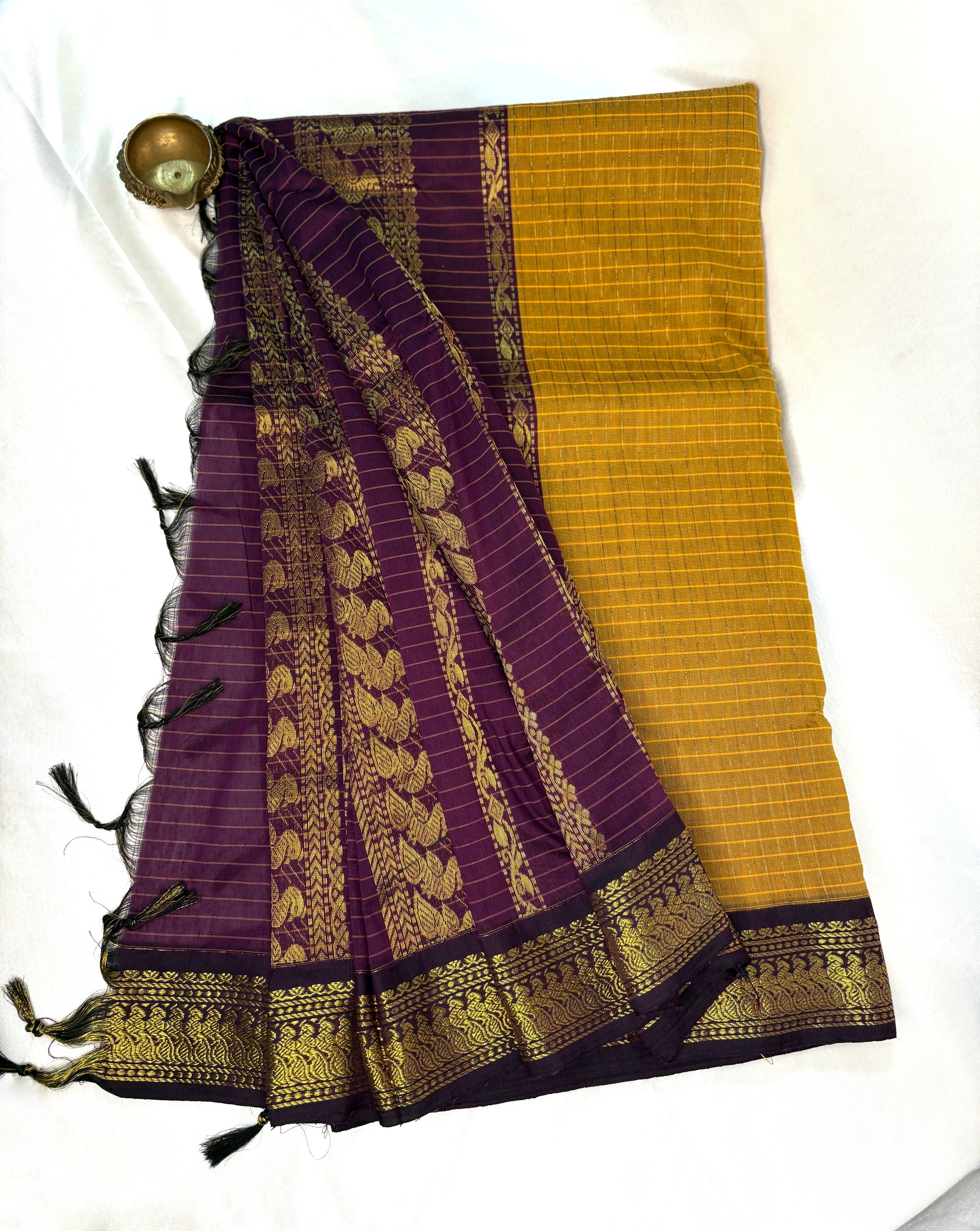 Kalayani cotton - Mustard yellow
