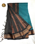 Kalayani cotton -  Teal green